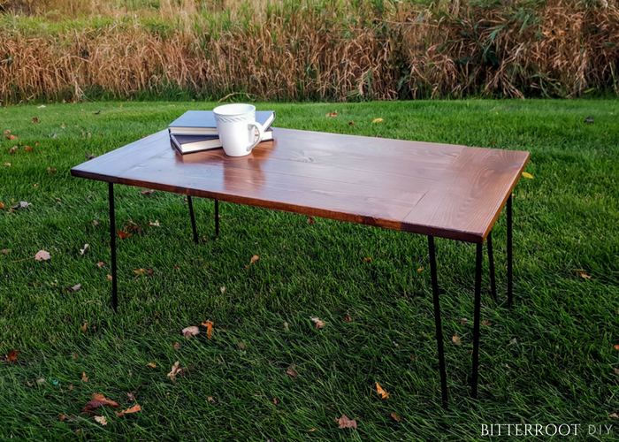 DIY Rustic Industrial Coffee Table