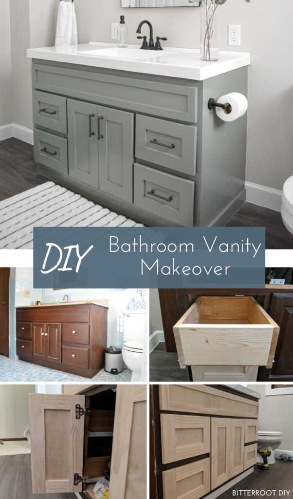 Diy Bathroom Vanity Makeover, How To Renovate A Bathroom Cabinet
