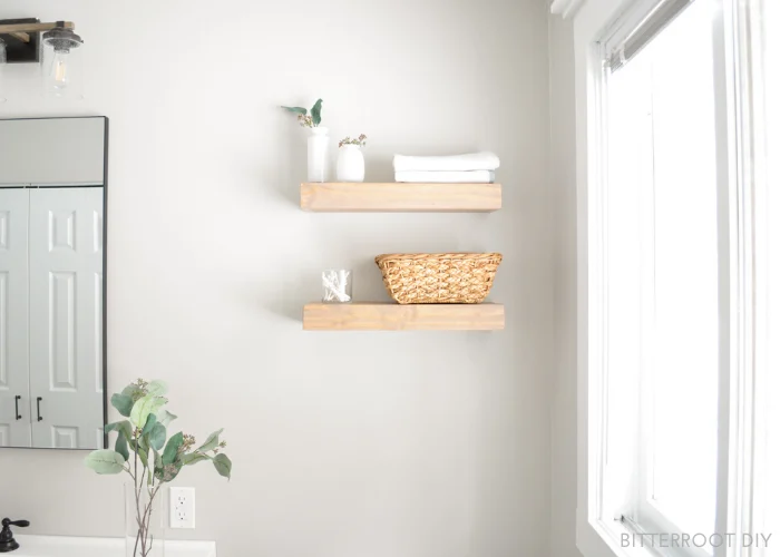 Easiest Diy Floating Shelves, Homemade Floating Wall Shelves